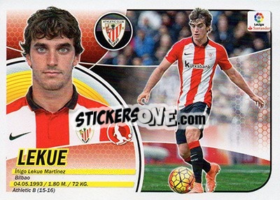 Sticker Lekue (4B) - Liga Spagnola 2016-2017 n. 75 - Colecciones ESTE