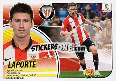 Sticker Laporte (5) - Liga Spagnola 2016-2017 n. 76 - Colecciones ESTE