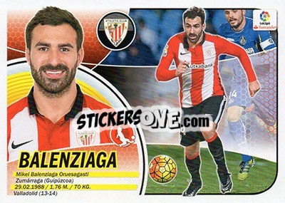 Sticker Balenziaga (7) - Liga Spagnola 2016-2017 - Colecciones ESTE