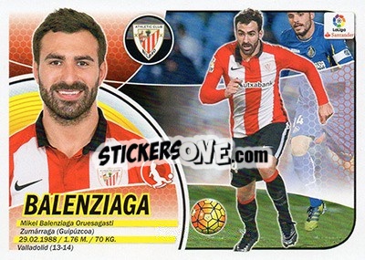 Sticker Balenziaga (7) - Liga Spagnola 2016-2017 n. 78 - Colecciones ESTE