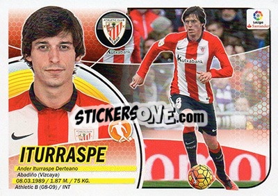 Sticker Iturraspe (10A) - Liga Spagnola 2016-2017 - Colecciones ESTE