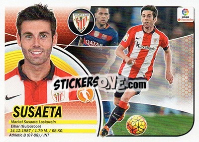 Sticker Susaeta (12) - Liga Spagnola 2016-2017 n. 85 - Colecciones ESTE