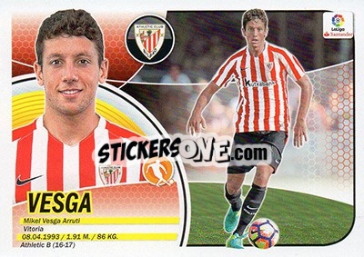 Sticker Vesga (7BIS) - Liga Spagnola 2016-2017 - Colecciones ESTE