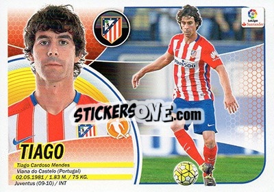 Cromo Tiago Mendes (9A) - Liga Spagnola 2016-2017 - Colecciones ESTE