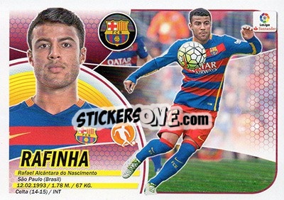 Sticker Rafinha (13A) - Liga Spagnola 2016-2017 n. 144 - Colecciones ESTE