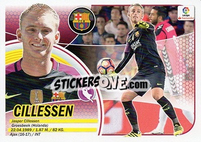 Sticker Cillessen (1BIS) - Liga Spagnola 2016-2017 n. 149 - Colecciones ESTE