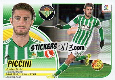 Sticker Piccini (3) - Liga Spagnola 2016-2017 - Colecciones ESTE