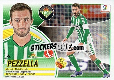 Figurina Pezzella (4A) - Liga Spagnola 2016-2017 - Colecciones ESTE