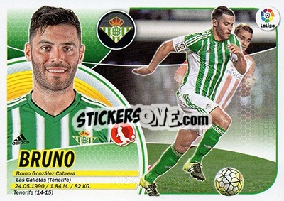 Sticker Bruno (5) - Liga Spagnola 2016-2017 n. 166 - Colecciones ESTE