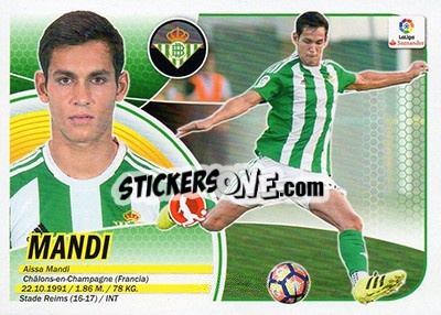 Sticker Mandi (6) - Liga Spagnola 2016-2017 - Colecciones ESTE