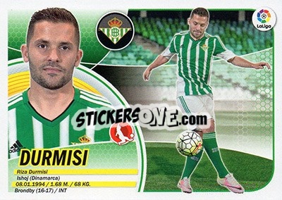 Sticker Durmisi (7) - Liga Spagnola 2016-2017 n. 168 - Colecciones ESTE