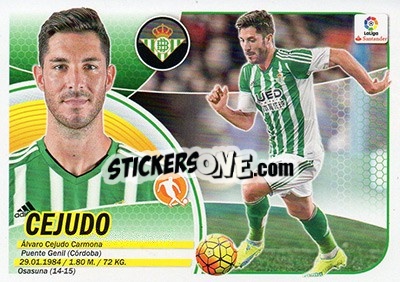 Sticker Cejudo (13A) - Liga Spagnola 2016-2017 n. 174 - Colecciones ESTE