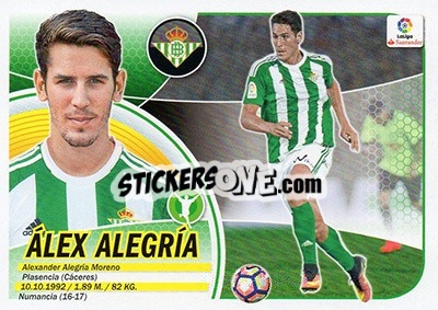 Sticker Álex Alegría (14) - Liga Spagnola 2016-2017 - Colecciones ESTE