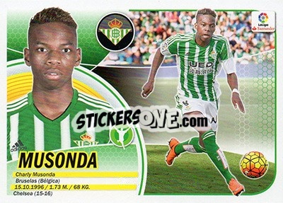 Sticker Musonda (15) - Liga Spagnola 2016-2017 n. 177 - Colecciones ESTE
