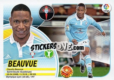 Sticker Beauvue (13) - Liga Spagnola 2016-2017 - Colecciones ESTE