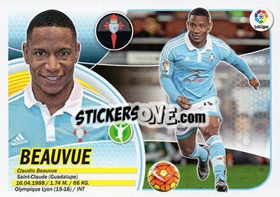 Sticker Beauvue (13) - Liga Spagnola 2016-2017 n. 205 - Colecciones ESTE
