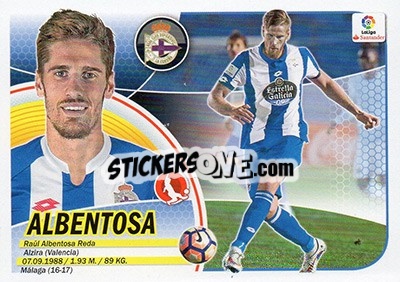 Sticker Albentosa (4) - Liga Spagnola 2016-2017 n. 226 - Colecciones ESTE