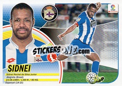 Sticker Sidnei (5) - Liga Spagnola 2016-2017 n. 227 - Colecciones ESTE