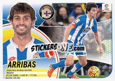 Sticker Arribas (6) - Liga Spagnola 2016-2017 n. 228 - Colecciones ESTE