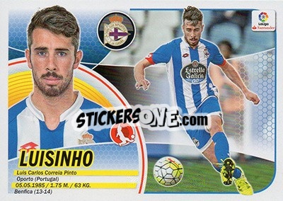 Sticker Luisinho (7BIS) - Liga Spagnola 2016-2017 n. 240 - Colecciones ESTE
