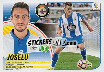 Sticker Joselu (15BIS) - Liga Spagnola 2016-2017 n. 241 - Colecciones ESTE