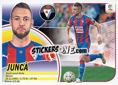 Sticker Juncà (7A) - Liga Spagnola 2016-2017 n. 257 - Colecciones ESTE
