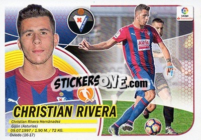Sticker Christian Rivera (11B) - Liga Spagnola 2016-2017 - Colecciones ESTE