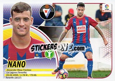 Sticker Nano (16BIS) - Liga Spagnola 2016-2017 n. 270 - Colecciones ESTE