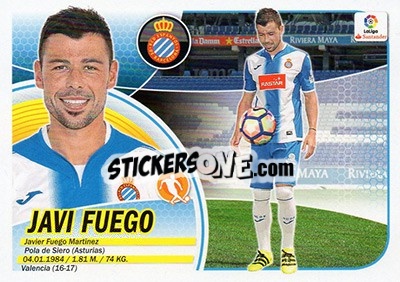 Sticker Javi Fuego (11) - Liga Spagnola 2016-2017 - Colecciones ESTE