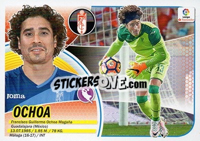 Sticker Ochoa (1) - Liga Spagnola 2016-2017 n. 311 - Colecciones ESTE