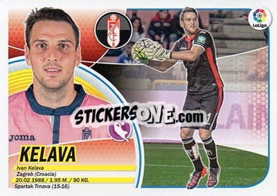 Sticker Kelava (2) - Liga Spagnola 2016-2017 n. 312 - Colecciones ESTE