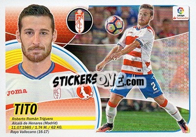 Sticker Tito (3) - Liga Spagnola 2016-2017 n. 313 - Colecciones ESTE