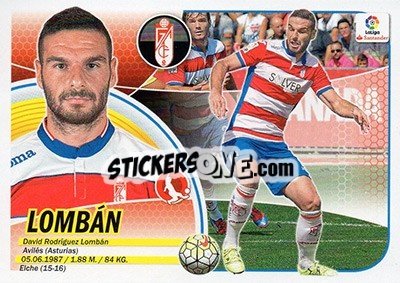 Sticker Lombán (5) - Liga Spagnola 2016-2017 n. 315 - Colecciones ESTE