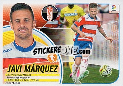 Sticker Javi Márquez (11) - Liga Spagnola 2016-2017 n. 321 - Colecciones ESTE