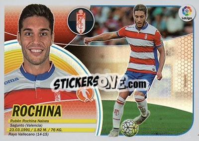 Sticker Rochina (12) - Liga Spagnola 2016-2017 - Colecciones ESTE