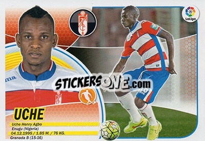 Sticker Uche (13B) - Liga Spagnola 2016-2017 n. 324 - Colecciones ESTE