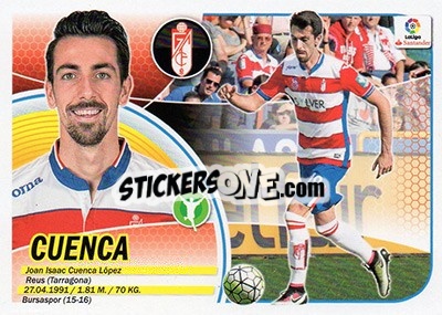 Sticker Cuenca (15A) - Liga Spagnola 2016-2017 - Colecciones ESTE