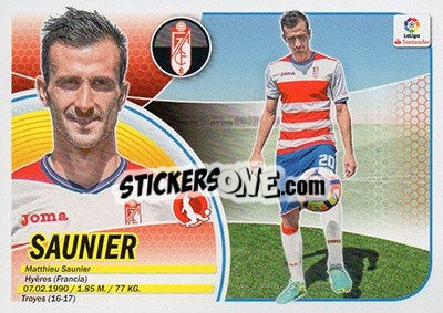 Sticker Saunier (6 BIS) - Liga Spagnola 2016-2017 - Colecciones ESTE