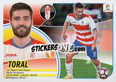 Sticker Toral (12 BIS) - Liga Spagnola 2016-2017 n. 330 - Colecciones ESTE