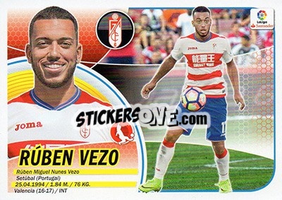 Sticker Rubén Vezo (5BIS) - Liga Spagnola 2016-2017 - Colecciones ESTE