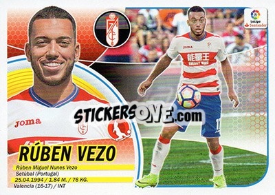 Sticker Rubén Vezo (5BIS) - Liga Spagnola 2016-2017 n. 333 - Colecciones ESTE