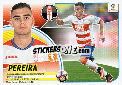 Sticker Pereira (10BIS) - Liga Spagnola 2016-2017 n. 335 - Colecciones ESTE