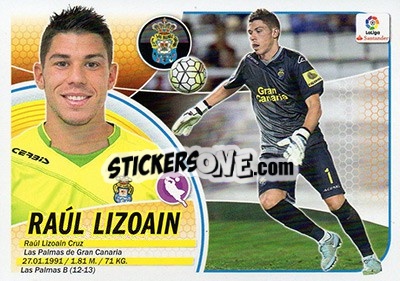 Sticker Raúl Lizoain (2) - Liga Spagnola 2016-2017 n. 342 - Colecciones ESTE