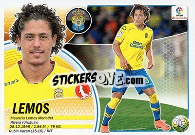 Cromo Lemos (4A) - Liga Spagnola 2016-2017 - Colecciones ESTE