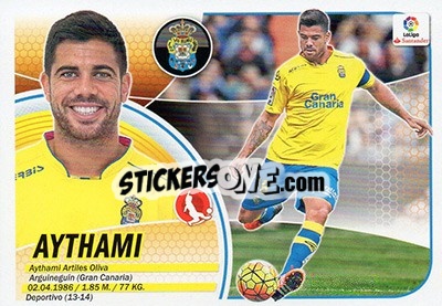 Sticker Aythami (5) - Liga Spagnola 2016-2017 - Colecciones ESTE