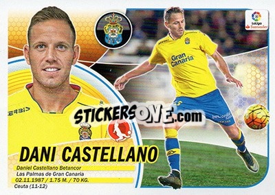 Sticker Dani Castellano (7) - Liga Spagnola 2016-2017 n. 348 - Colecciones ESTE