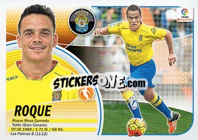 Sticker Roque (8A) - Liga Spagnola 2016-2017 n. 349 - Colecciones ESTE