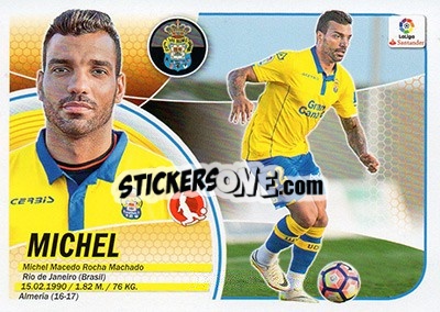 Sticker Michel (3 BIS) - Liga Spagnola 2016-2017 n. 359 - Colecciones ESTE