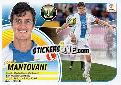 Sticker Mantovani (5) - Liga Spagnola 2016-2017 n. 376 - Colecciones ESTE