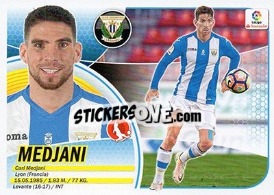 Cromo Medjani (7) - Liga Spagnola 2016-2017 - Colecciones ESTE